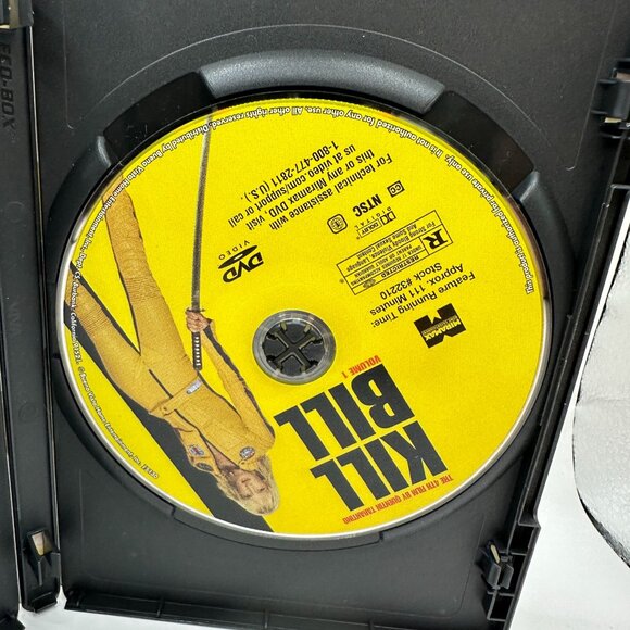 Kill Bill Volume 1 DVD R Quentin Tarantino Uma Thurman Miramax Entertainment - Picture 5 of 5